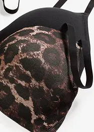 Reggiseno senza ferretto con coppe preformate e cotone (pacco da 2), bonprix