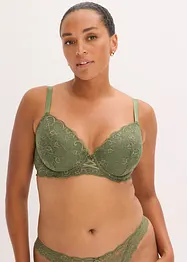 Reggiseno con coppe preformate e pizzo delicato, bonprix