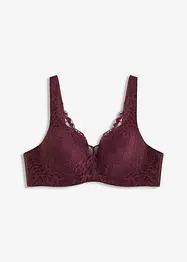 Reggiseno con coppe preformate, spalline imbottite e pizzo delicato, bonprix