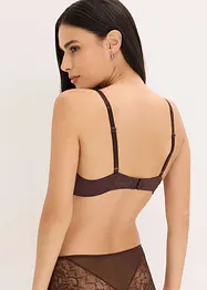Reggiseno con coppe preformate ed effetto lucido, bonprix