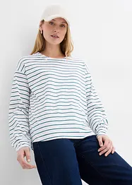 Maglia a maniche lunghe in puro cotone biologico, bonprix