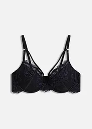 Reggiseno con coppe preformate in pizzo cigliato delicato, bonprix