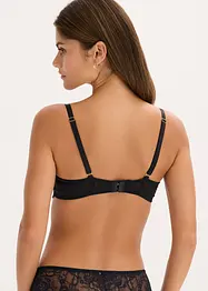 Reggiseno con coppe preformate in pizzo cigliato delicato, bonprix