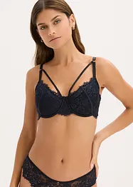Reggiseno con coppe preformate in pizzo cigliato delicato, bonprix