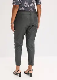 Pantaloni elasticizzati con effetto lucido, bonprix