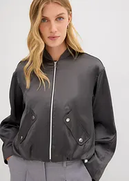 Bomber leggero in misto viscosa lucido, bonprix
