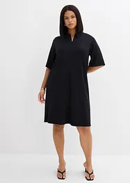 Abito polo in morbido tessuto effetto neoprene, bonprix