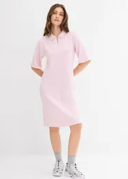 Abito polo in morbido tessuto effetto neoprene, bonprix