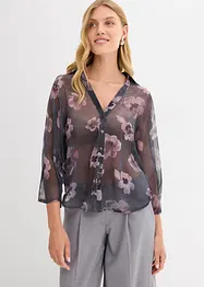 Camicia oversize in chiffon leggero, bonprix