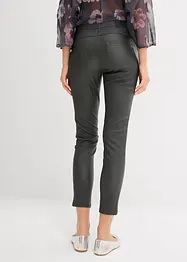 Pantaloni elasticizzati con effetto lucido, bonprix