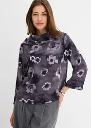 Blusa in crêpe strutturato, bonprix