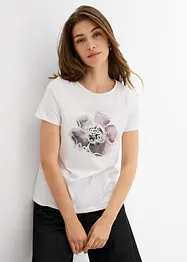 T-shirt con puro cotone, bonprix