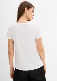 T-shirt con puro cotone, bonprix