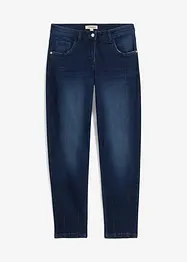 Jeans barrel, vita media, bonprix
