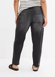 Jeans barrel, vita media, bonprix