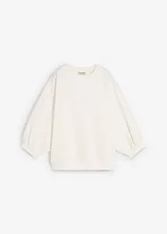Felpa oversize in puro cotone, bonprix