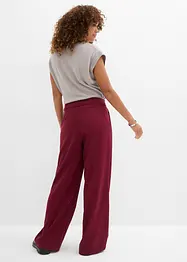 Pantaloni con pinces e cintura da annodare, bonprix