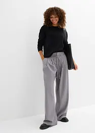 Pantaloni con pinces e cintura da annodare, bonprix