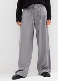 Pantaloni con pinces e cintura da annodare, bonprix