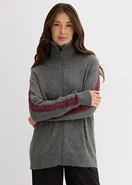 Cardigan in misto lana morbido, bonprix