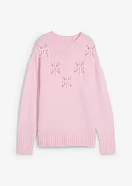 Maglione morbido in filato grosso misto lana, bonprix