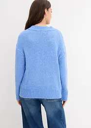 Maglione morbido in filato grosso misto lana, bonprix