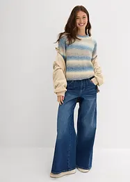 Maglione in filato grosso di misto lana morbido, bonprix