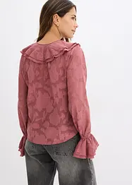 Blusa di chiffon leggermente trasparente, bonprix