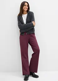 Pantaloni da jogging in tessuto effetto neoprene, bonprix