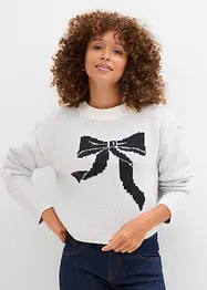 Maglione con fiocco, bonprix