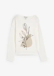 Maglia a maniche lunghe in puro cotone, bonprix