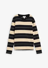Maglia a maniche lunghe in cotone pesante, bonprix