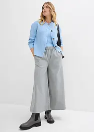 Pantaloni culotte in simil lana, bonprix