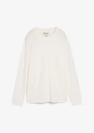 Maglia a maniche lunghe in puro cotone biologico, bonprix