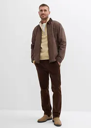 Felpa con mezza zip in puro cotone biologico, bonprix