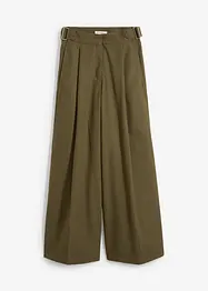 Pantaloni con fibbie ai lati in misto viscosa, bonprix