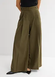 Pantaloni con fibbie ai lati in misto viscosa, bonprix