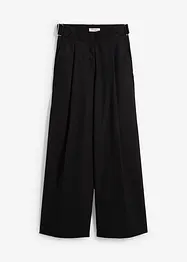 Pantaloni con fibbie ai lati in misto viscosa, bonprix