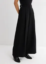 Pantaloni con fibbie ai lati in misto viscosa, bonprix