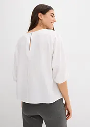 Blusa loose fit in puro cotone, bonprix