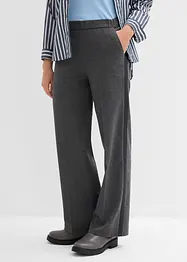 Pantaloni larghi in simil lana, bonprix