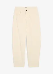 Pantaloni modello barrel in velluto a coste, bonprix