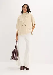 Cardigan in filato effetto piuma, bonprix
