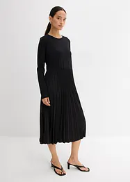 Abito midi in misto viscosa, bonprix
