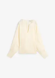Blusa leggermente lucida in misto viscosa, bonprix