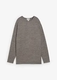 Felpa lunga effetto maglia, bonprix