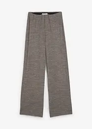 Pantaloni a palazzo in similmaglia, bonprix