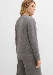 Cardigan incrociato effetto maglia, bonprix