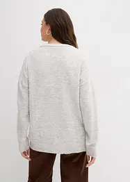 Maglione oversize con spalle scese, bonprix