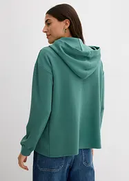 Felpa con cappuccio in morbido misto viscosa, bonprix